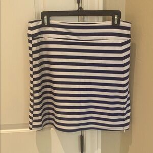 Jude Connolly navy and white striped skirt size small
